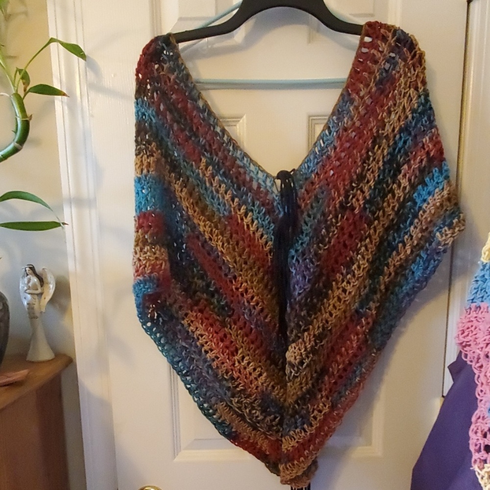 Handmade Crochet Ponchos Crop tops